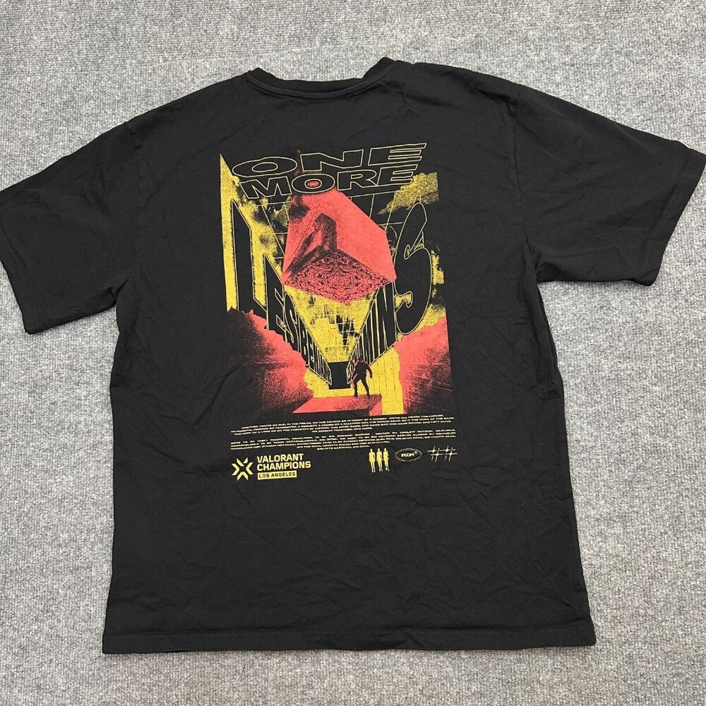 Les Benjamins x VALORANT Champions T-Shirt Mens XL Black Promo Tee